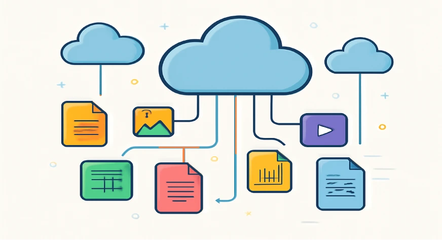 data is stored in the cloud
