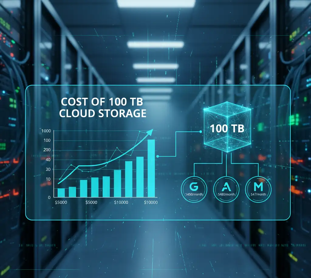 factors that affect the cost of 100 tb cloud storage