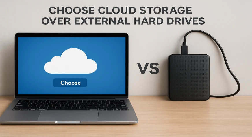 choose cloud storage over external hard drives